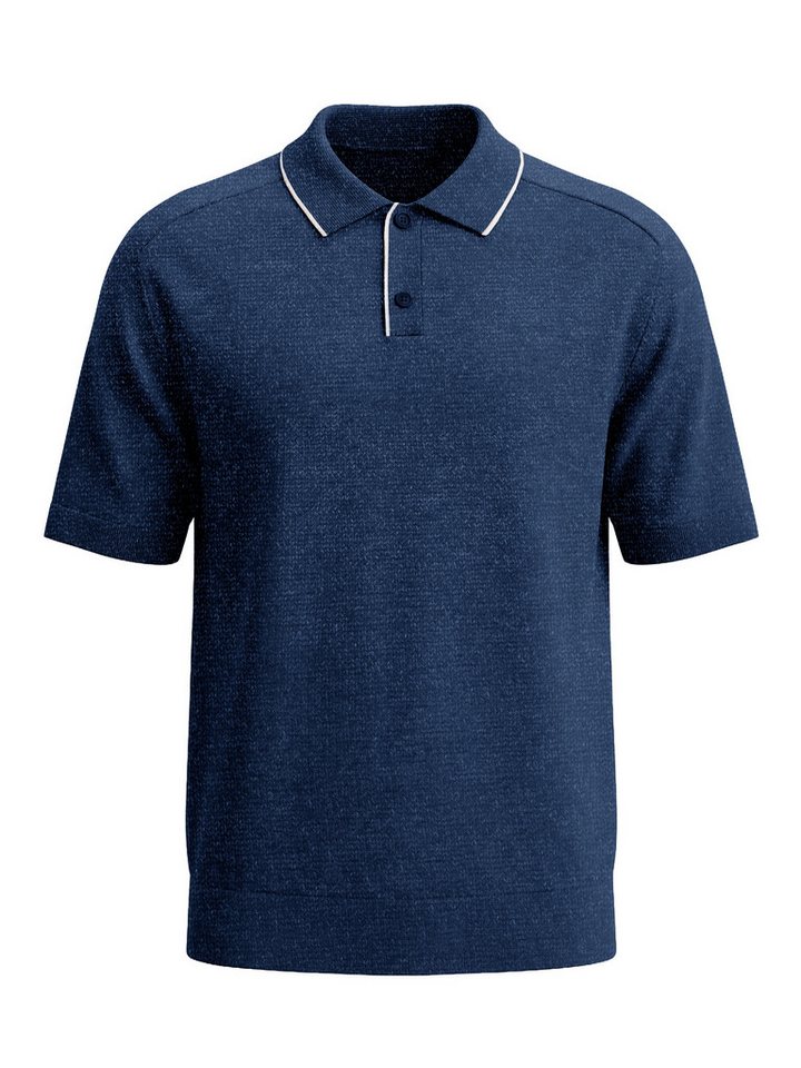 VANTORY Poloshirt Herren Lässiges Feinstrickpolo (Packung, 1-tlg., 1per-Pack) mit Polokragen – Bild 2 von 5