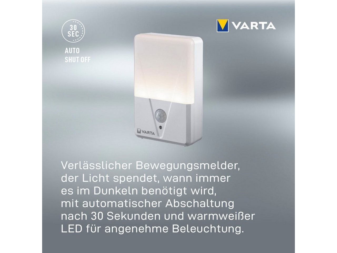 VARTA Nachtlicht Nachtlicht LED Motion Sensor Night Light Doppelpack 16624 – Bild 5 von 5