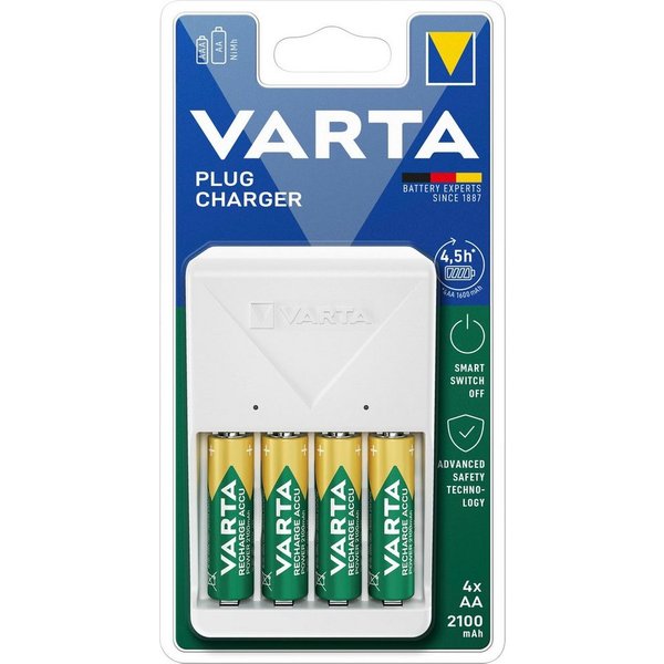 VARTA Plug Charger Batterie-Ladegerät (1-tlg)