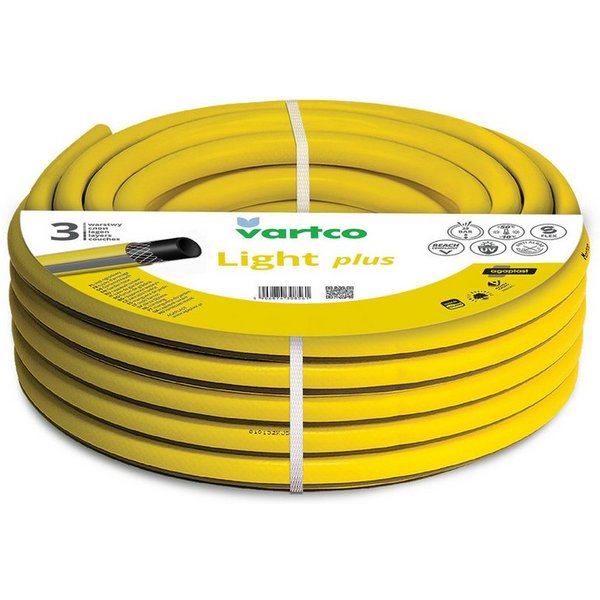 Vartco Gartenschlauch Light Plus, Größe 3/4" [19mm], beständig gegen UV-Strahlung u. Algenablagerung