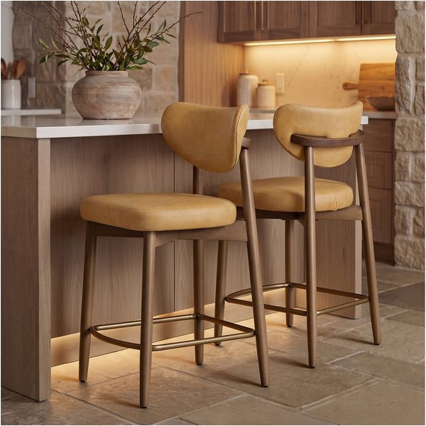 VASAGLE Barhocker Barhocker 2/4er Set Tresenhocker (2 St., 2er), 50 x 51,5 x 95,5 cm, für Kücheninsel und Esszimmer, mit Rückenlehne