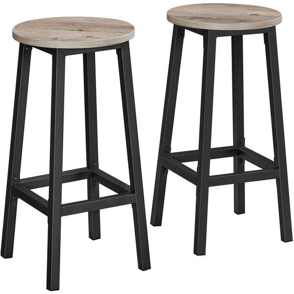VASAGLE Barhocker Barstühle (Set, 2 St., 2er), Barhocker, 2er Set, Barstühle, 65cm/74cm