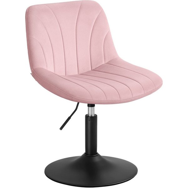 VASAGLE Barhocker Schminkhocker Schminkstuhl höhenverstellbar (1 St), 46,5 x 43 x (65,5-77,5) cm (T x B x H), für Esszimmer, Küche