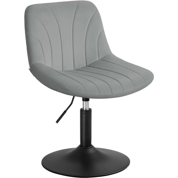 VASAGLE Barhocker Schminkhocker Schminkstuhl höhenverstellbar (1 St), 46,5 x 43 x (65,5-77,5) cm (T x B x H), für Esszimmer, Küche