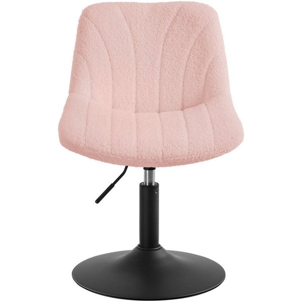 VASAGLE Barhocker Schminkhocker Schminkstuhl höhenverstellbar (1 St), für Schlafzimmer, Esszimmer, um 360° drehbar, mit Rückenlehne