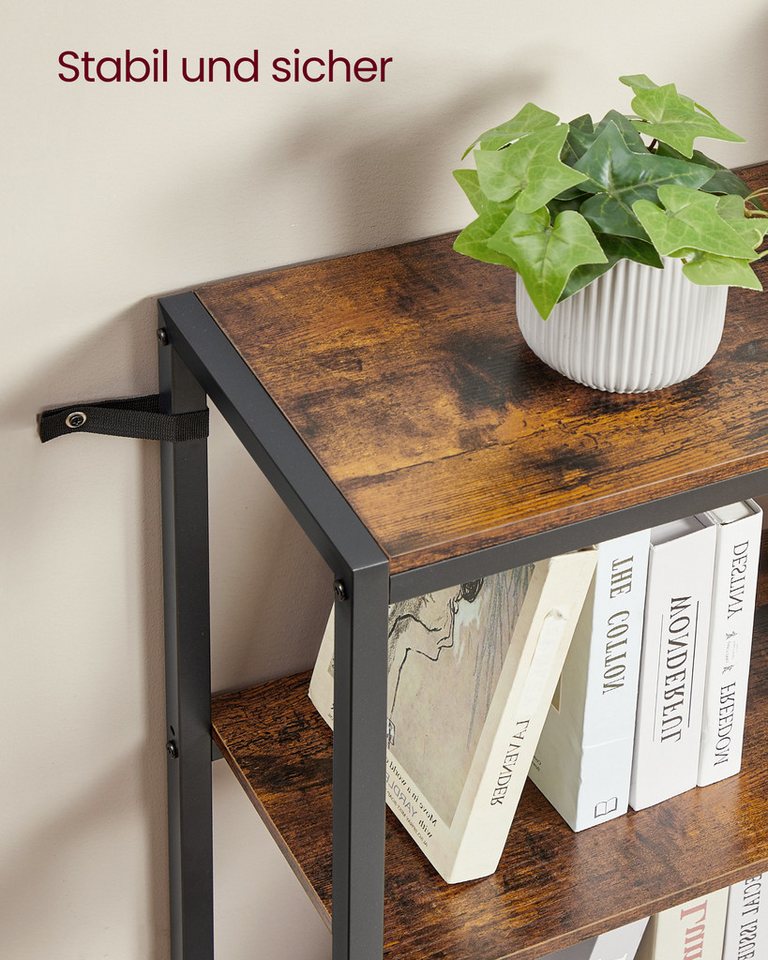 VASAGLE Eckregal Bücherregal mit 6 Ebenen, Aufbewahrungsregal, modern, für Wohnzimmer, Schlafzimmer, 24 x 102 x 175,2 cm – Bild 4 von 5