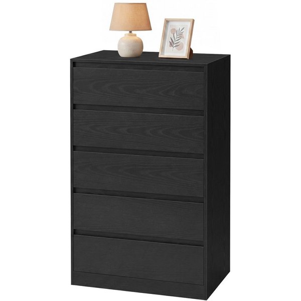 VASAGLE Kommode mit 3 / 4 / 5 Schubladen, Komodenschrank, Schubladenschrank, 60,2 x 40,4 x 97,4 cm, für Schlafzimmer, Schubladenschrank