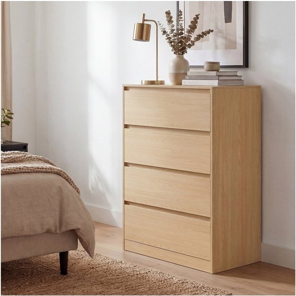 VASAGLE Kommode mit 3 / 4 / 5 Schubladen, Komodenschrank, Schubladenschrank, 60,2 x 40,4 x 97,4 cm, für Schlafzimmer, Schubladenschrank