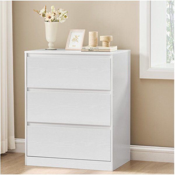 VASAGLE Kommode mit 3 / 4 / 5 Schubladen, Komodenschrank, Schubladenschrank, 60 x 40 x 75 cm, für Schlafzimmer, Schubladenschrank, Wäschekommode