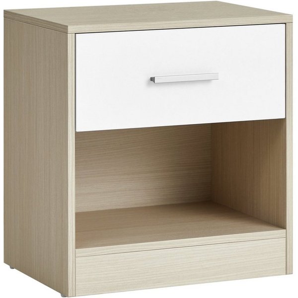VASAGLE Nachttisch mit Schublade, Griff, offenes Fach, für Schlafzimmer, Wohnzimmer (1-St), Beistelltisch, Couchtisch