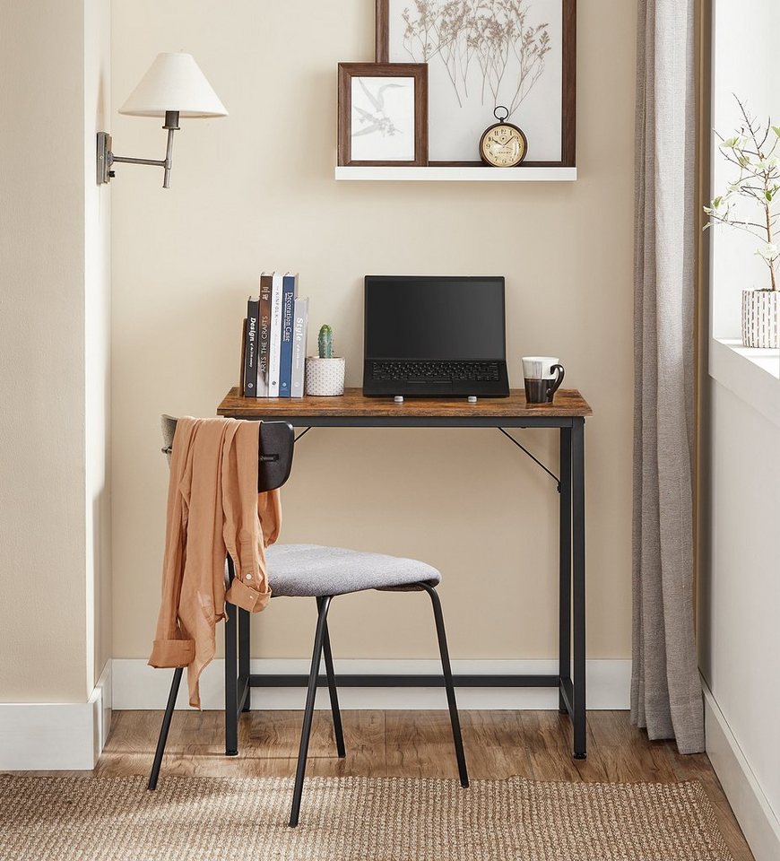 VASAGLE Schreibtisch Tisch Computertisch, 80 x 50 x 76 cm, für Arbeitszimmer, Schlafzimmer, Bürotisch – Bild 2 von 5
