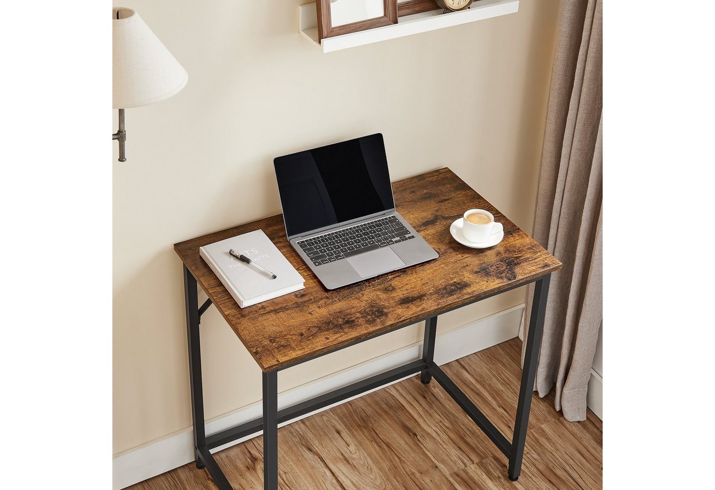 VASAGLE Schreibtisch Tisch Computertisch, 80 x 50 x 76 cm, für Arbeitszimmer, Schlafzimmer, Bürotisch – Bild 3 von 5