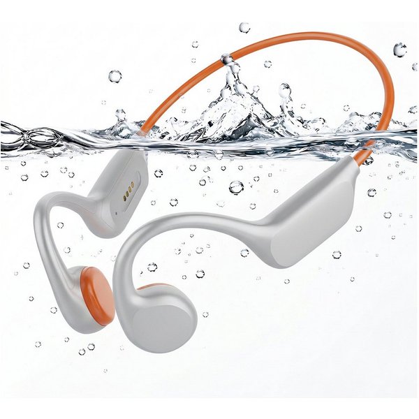 Vashoy X7S knochenschall kopfhörer,IPX8 wasserdicht,fürs schwimmen Bluetooth-Kopfhörer (Ladezubehör, MP3‑Modus mit 32 GB Speicher, Bluetooth, magnetisches Laden