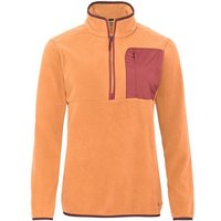 VAUDE Damen Pullover Wo Rosemoor Fleece Halfzip, Größe 36 in Orange