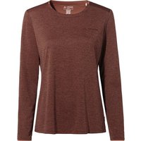 VAUDE Damen Shirt Wo Essential LS T-Shirt, Größe 40 in Braun