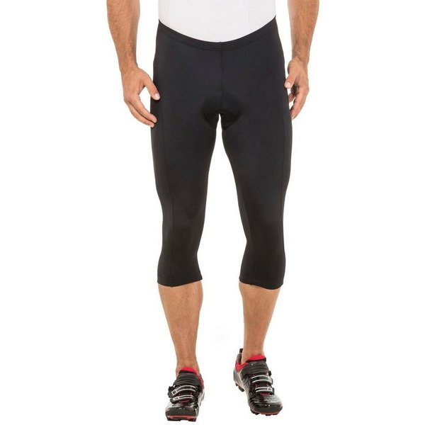 VAUDE Radhose Active 3/4 Pants sportlicher Stil mit Logoschriftzug, für Radsport, elastisch
