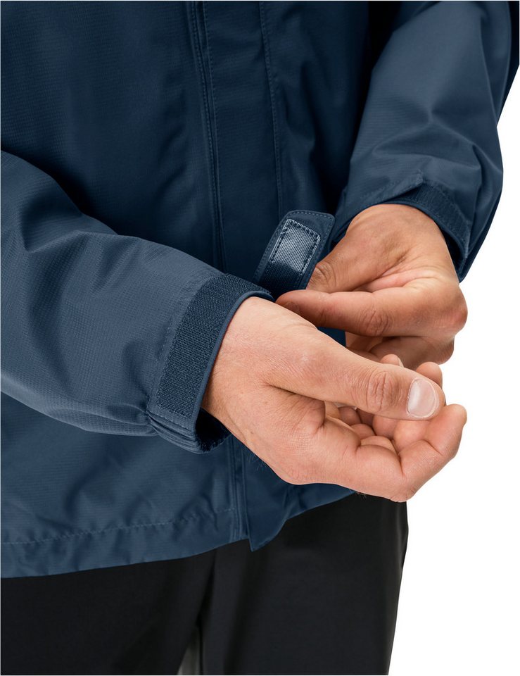 VAUDE Regenjacke Men's Escape Light Jacket mit zwei Reißverschlusstaschen, atmungsaktiv, schnell trocknend – Bild 3 von 5