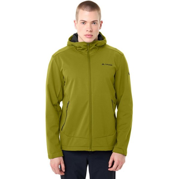 VAUDE Softshelljacke MEN'S EVERHIKE SOFTSHELL HOODY mit Kapuze, winddicht, wasserabweisend, atmungsaktiv, Regular Fit