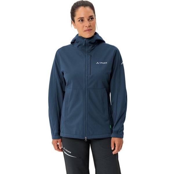 VAUDE Softshelljacke Women's All Year Elope Softshell Jacket II mit Reißverschluss, normale Länge, aus Polyester