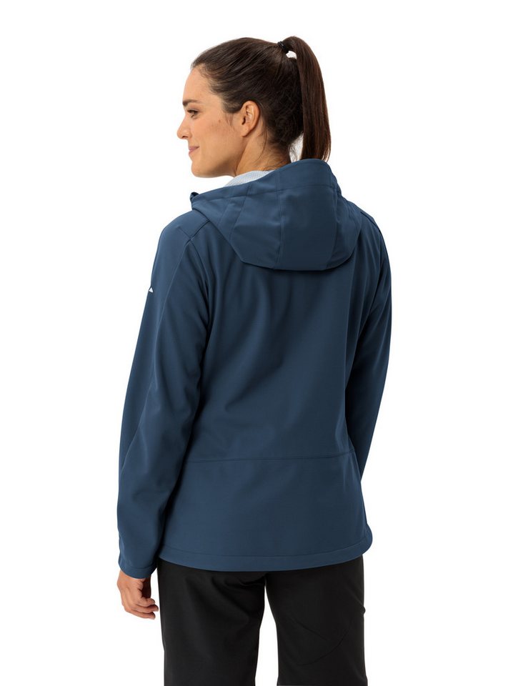 VAUDE Softshelljacke Women's All Year Elope Softshell Jacket II mit Reißverschluss, normale Länge, aus Polyester – Bild 2 von 5