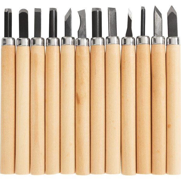 VBS Cuttermesser Schnitzwerkzeug, 12er-Set