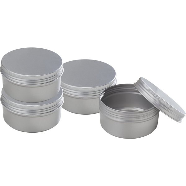 VBS Dose Rund, mit Schraubdeckel Aluminium