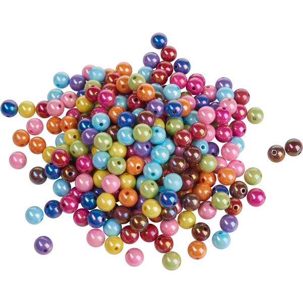 VBS XXL Bastelperlen Acryl, 250 g, Ø 1,2 cm