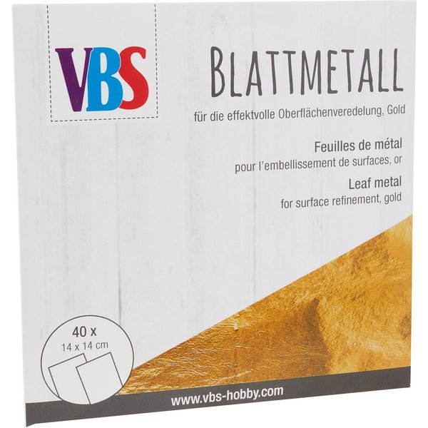 VBS XXL Dekorationsfolie ignore, 14 cm x 14 cm, 40 Blatt
