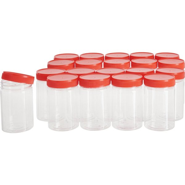 VBS XXL Dose Kunststoffdosen, mit Schraubdeckel 200 ml 20er-Pack