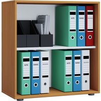 VCM Büroregal Lona, Buche, L, ohne Türen