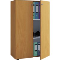 VCM Büroschrank Lo, Buche, XL, mit Drehtüren