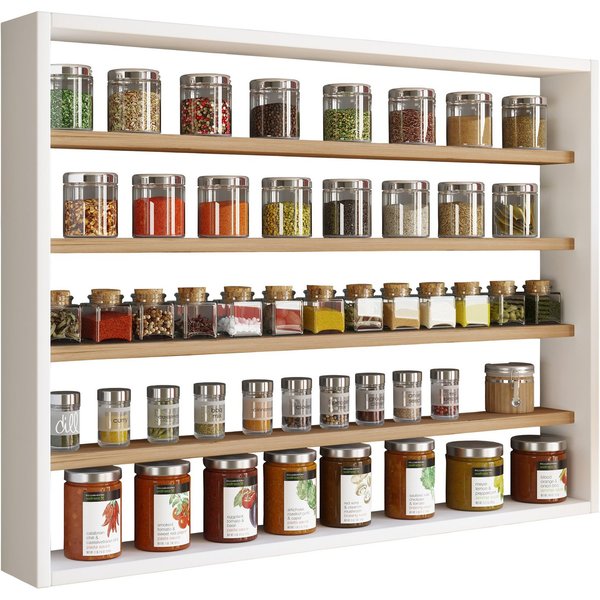 VCM Hängeschrank Esaldi L B. 80 x T. 10 x H. 60 cm Wandhängender Stauraum für Geschirr und Vorräte, Küche und Wohnbereich