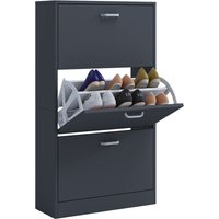 VCM Schuhschrank Sipos, Anthrazit, L
