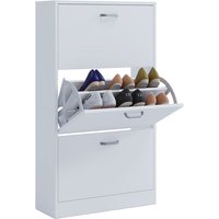 VCM Schuhschrank Sipos (Weiß, L)