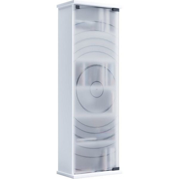 VCM Standregal Tilano B. 31 x T. 18 x H. 92 cm, Kompakte Medienaufbewahrung für CDs und DVDs, Wohnzimmer oder Büro