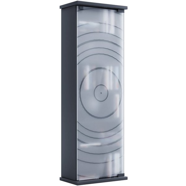 VCM Standregal Tilano B. 31 x T. 18 x H. 92 cm, Kompakte Medienaufbewahrung für CDs und DVDs, Wohnzimmer oder Büro