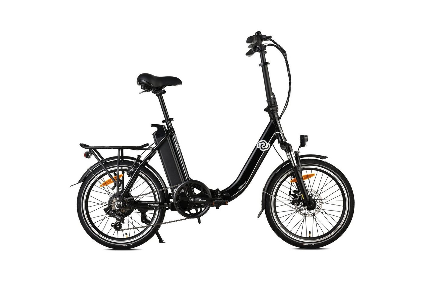 VECOCRAFT E-Bike Faltrad E-Pax 20Zoll, 7 Gang Shimano Schaltwerk, Kettenschaltung, Heckmotor, 468,00 Wh – Bild 2 von 5