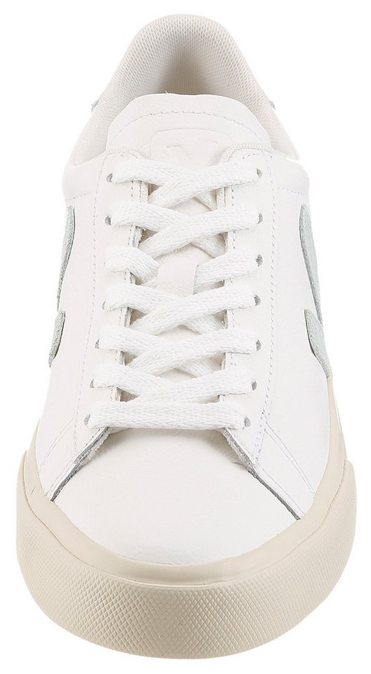 VEJA Campo Sneaker Freizeitschuh, Halbschuh, Schnürer mit pastellfarbenem Kontrastbesatz – Bild 3 von 5