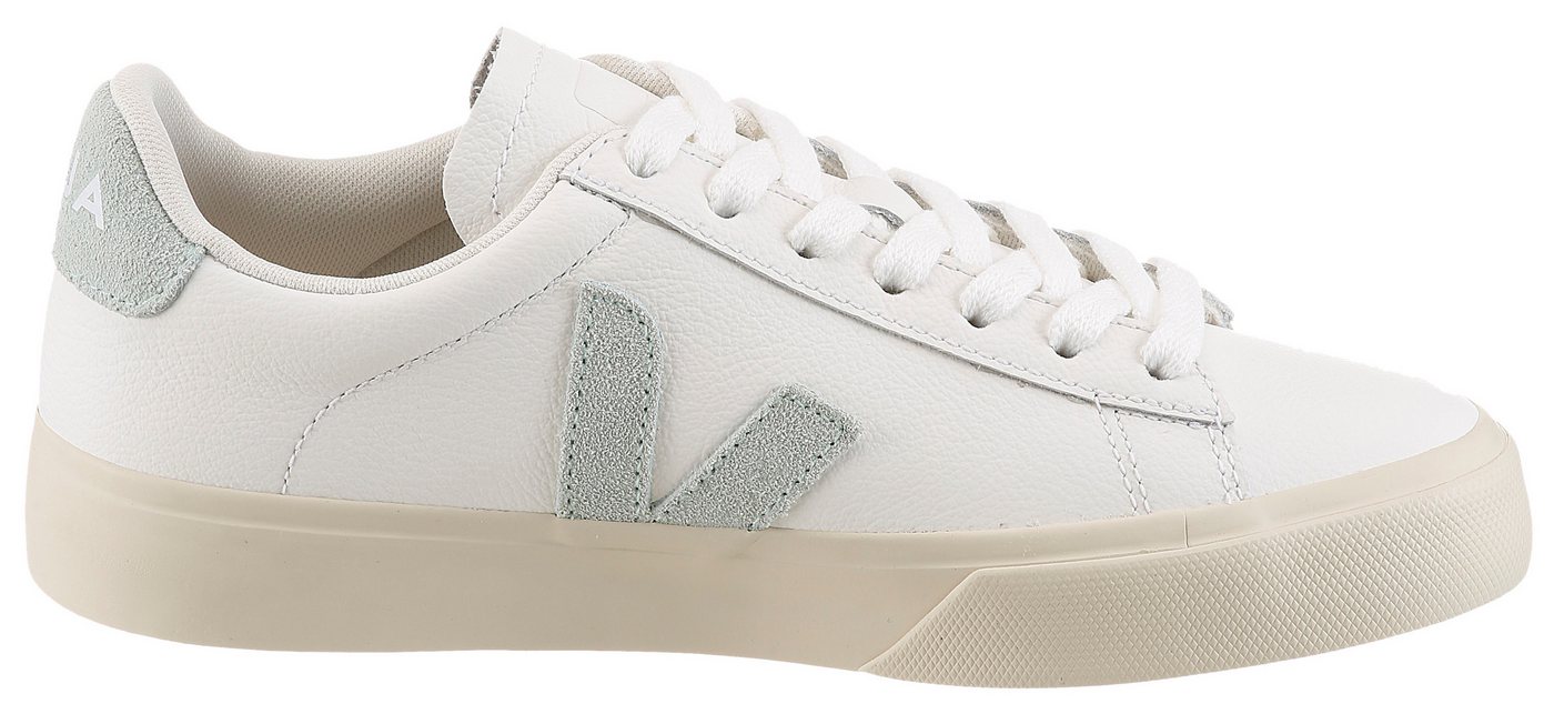 VEJA Campo Sneaker Freizeitschuh, Halbschuh, Schnürer mit pastellfarbenem Kontrastbesatz – Bild 4 von 5