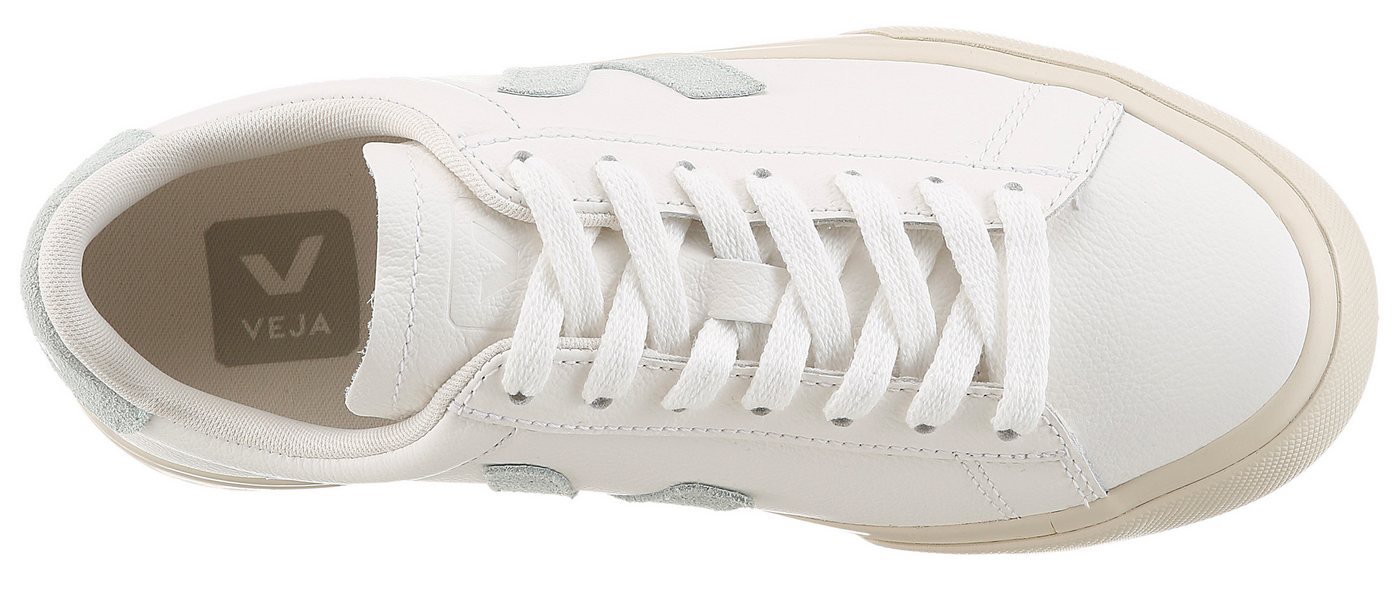 VEJA Campo Sneaker Freizeitschuh, Halbschuh, Schnürer mit pastellfarbenem Kontrastbesatz – Bild 5 von 5
