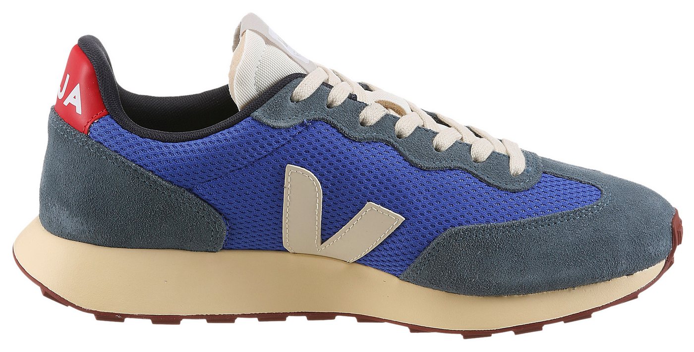 VEJA Rio Branco Sneaker Freizeitschuh, Halbschuh, Schnürer mit mehrfarbigen Kontrastbesätzen – Bild 4 von 5
