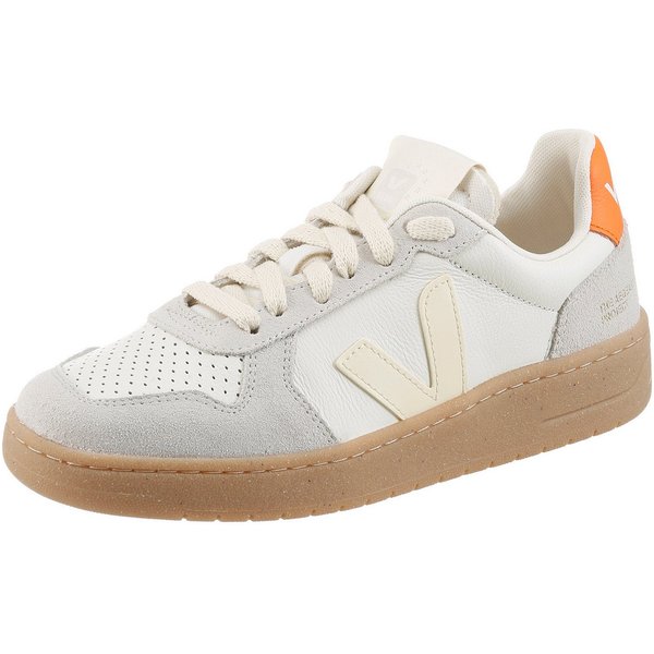 VEJA V-82 Sneaker Freizeitschuh, Halbschuh, Schnürschuh mit Kontrastbesätzen