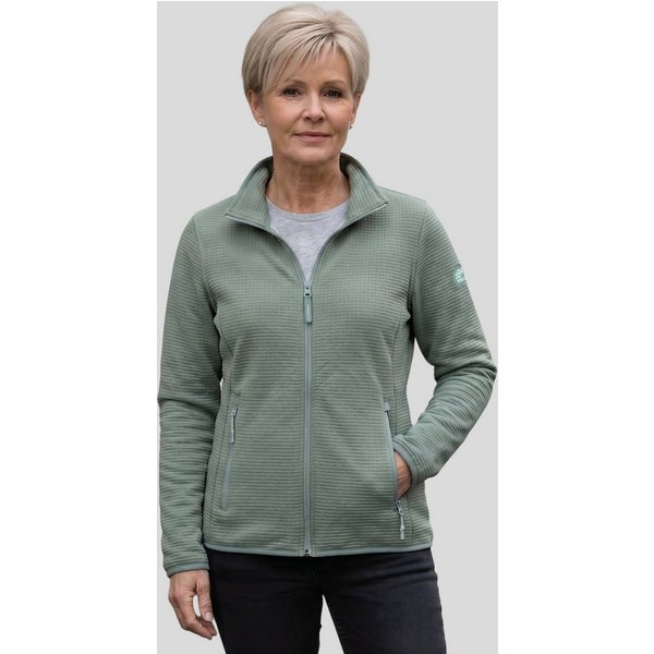 Veleste Sweatjacke Lise Freizeitjacke mit Waffelstruktur leicht und atmungsaktiv, schnelltrocknend