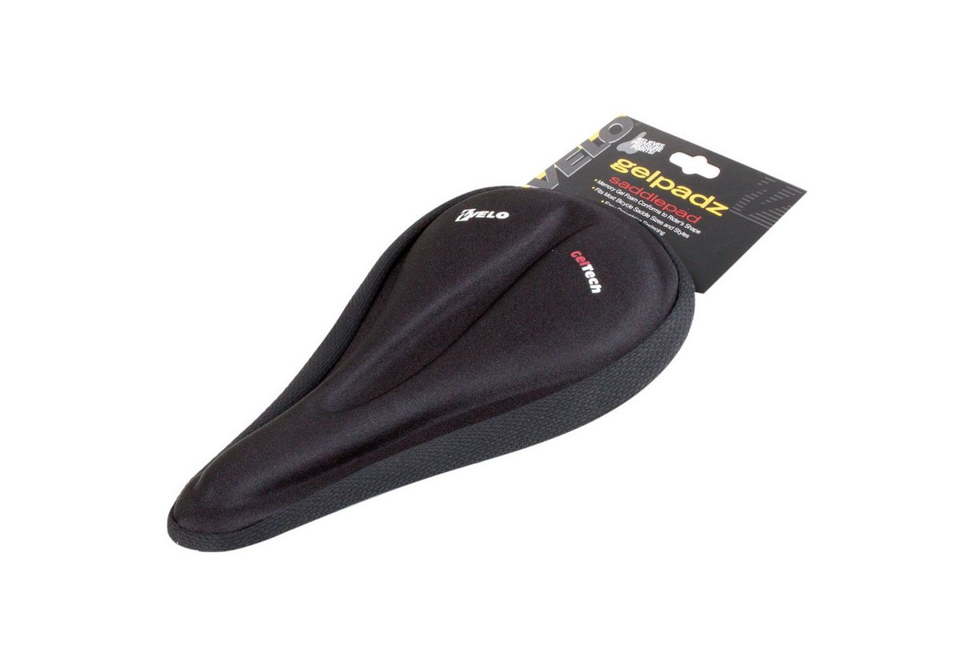 Velo Sattelbezug Anatomic (1 St), Fahrradsattelüberzug mit Gel Fahrrad Sattelbezug Sattelüberzug MTB – Bild 2 von 2