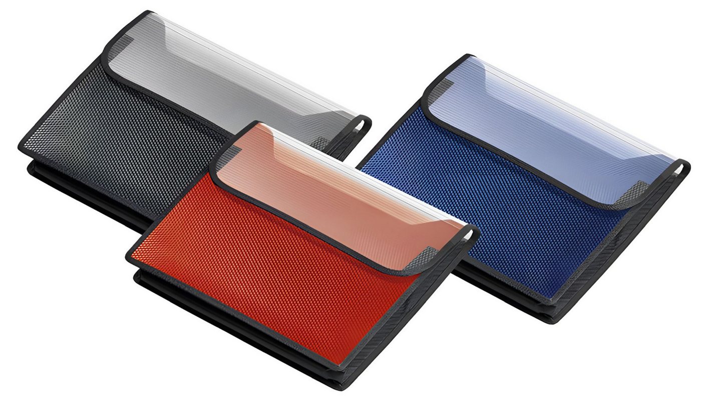 VELOFLEX Dokumententasche VeloflexVELOBAG A4 quer schwarz – Bild 3 von 3