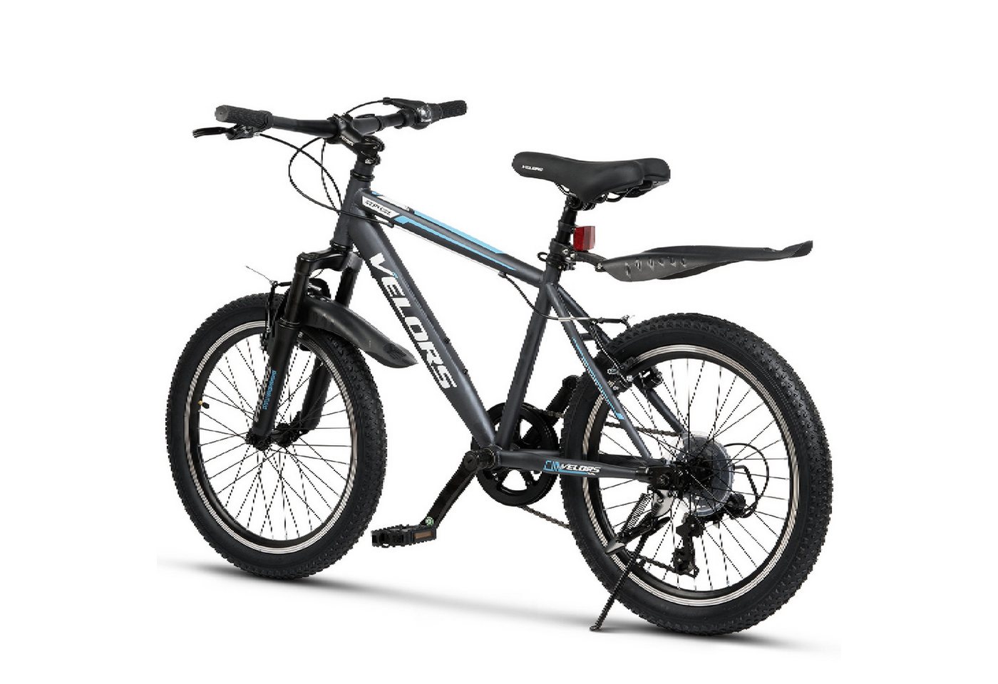 Velors Mountainbike 20, 24 Zoll Fahrrad Kinderfahrrad Mädchen und Jungen, 21 Gang Shimano Tourney Schaltwerk, Kettenschaltung, Hochwertiger Rahmen, Jugendfahrra – Bild 2 von 5