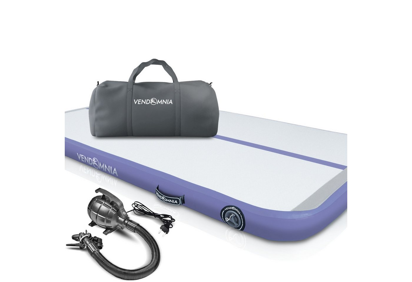 VENDOMNIA Turnmatte AIR Tracking TRACK Matte - aufblasbar, Tumbling Matte (10 cm - 20 cm hoch, mit elektrischer Pumpe, Farbwahl, Größe: 1 2 3 4 m Tumblingmatte, – Bild 2 von 5