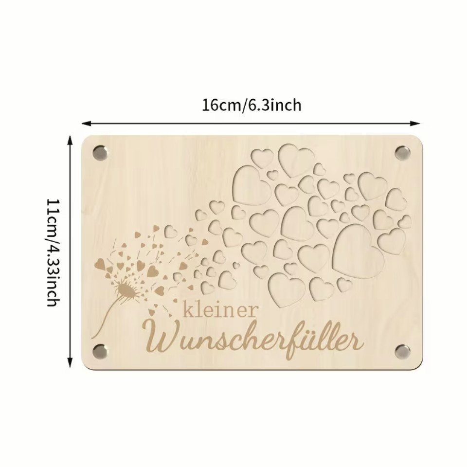 Venicce Love Geschenkbox Geldgeschenke Verpackung, Geschenke aus Holz - Geburtstagsgeschenk (1 St) – Bild 3 von 5