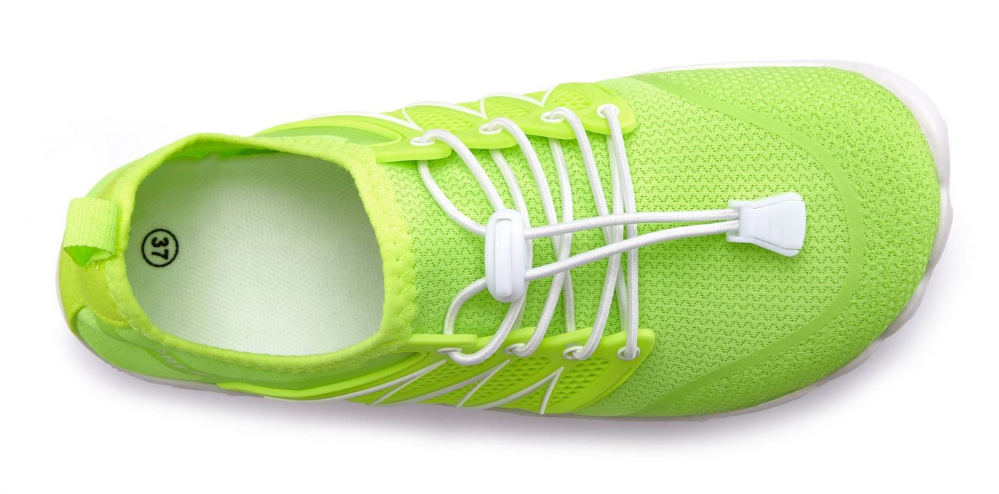 Venice Beach Badelatsche, Badeschuhe, Badeschlappe, Barfußschuh, leichter Slipper Aquaschuh Wasserschuh mit elastischen Bändern, schnelltrocknend VEGAN – Bild 4 von 5