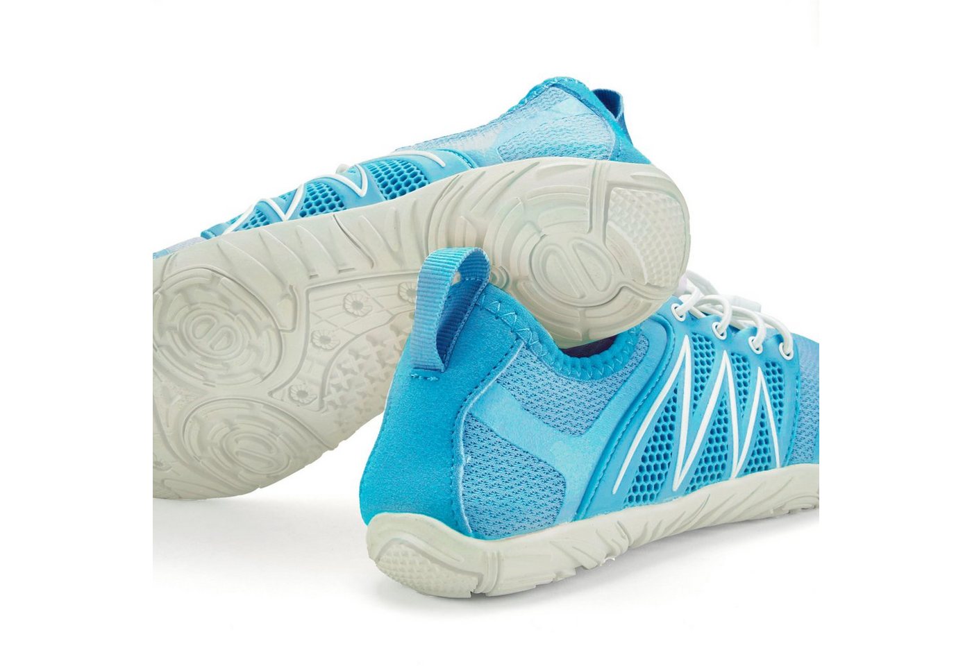 Venice Beach Badelatsche, Badeschuhe, Badeschlappe, Barfußschuh, leichter Slipper Aquaschuh Wasserschuh mit elastischen Bändern, schnelltrocknend VEGAN – Bild 5 von 5